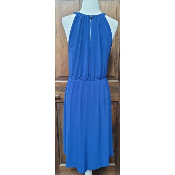 Lot of 2 Summer Dresses Women's Mediums Blue White Floral - Picture 5 of 6